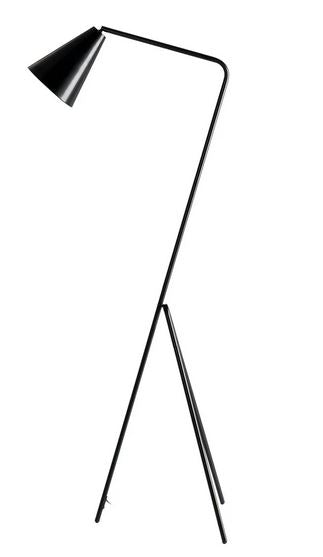 Gira Matte Black Floor Lamp