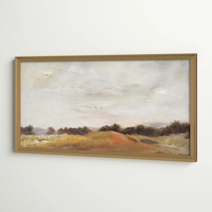 Fields Of Gold Frame Art  42.5 x 22.5