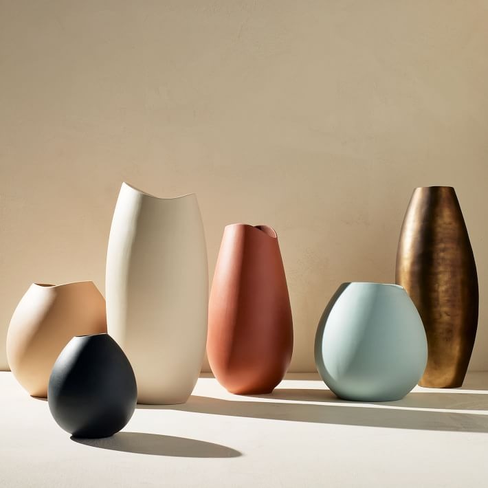 Organic Ceramic Vases Round Vase