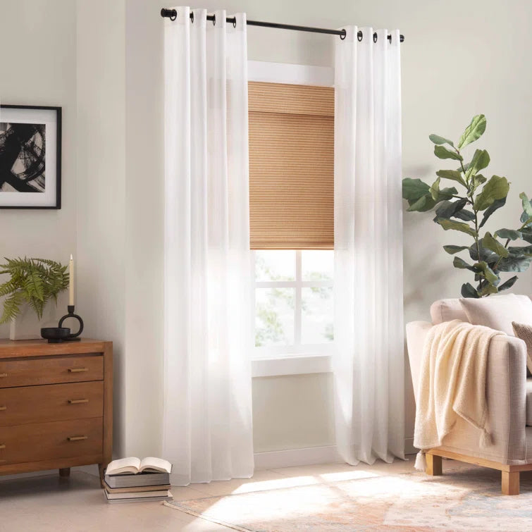 Rayon from Bamboo Cordless Room Darkening Roman Shade