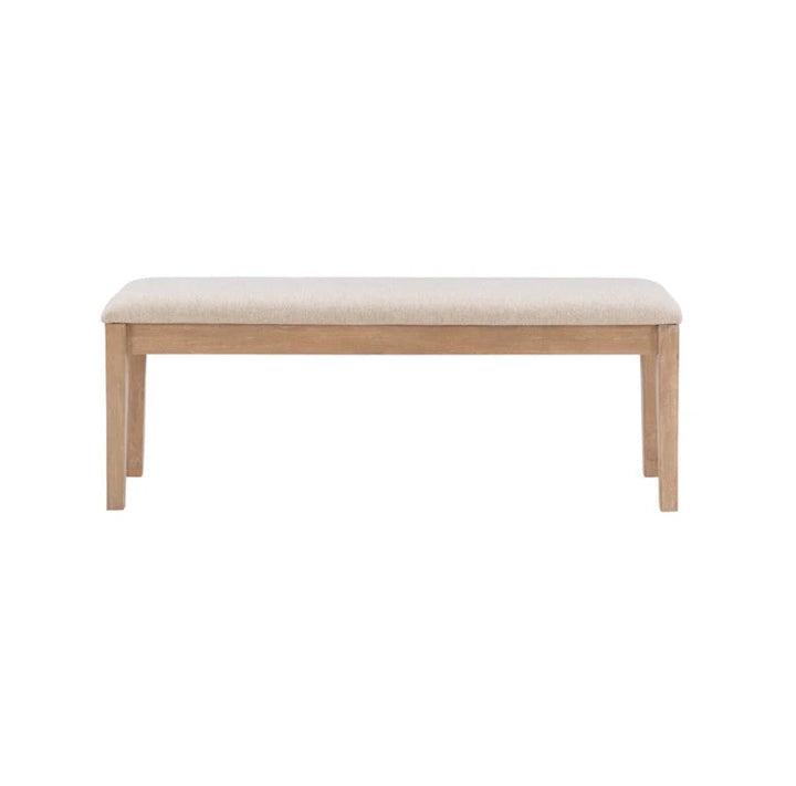Whipkey Solid Wood Upholstered Dining or Entryway Bench