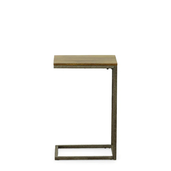 Kazik Solid Wood Top End Table