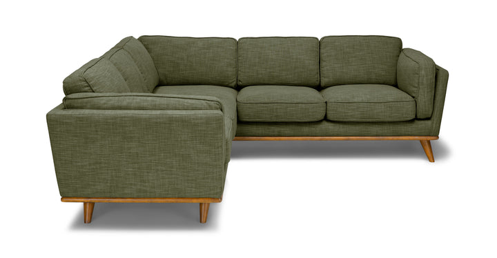 Timber Olio Green Corner Sectional