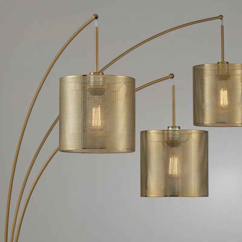 Antique Brass Arched Floor Lamp