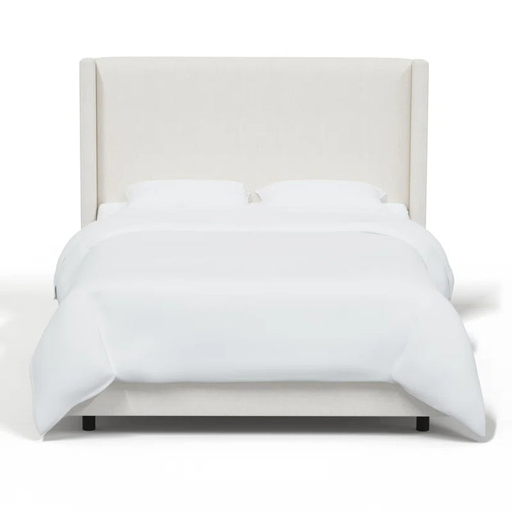 Hanson Upholstered Wingback Bed Full