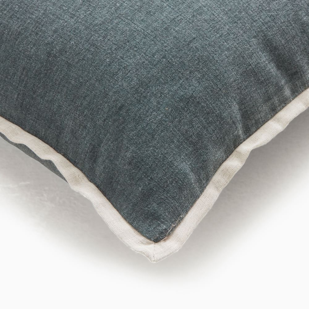 Classic Cotton Velvet Pillow Cover No Insert 20"x20"