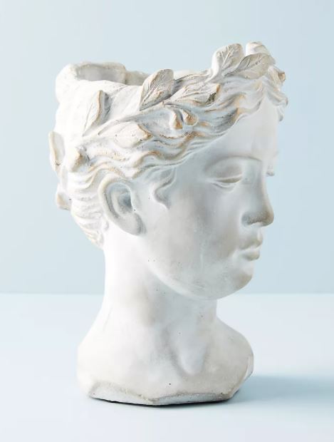 Grecian Bust Pot