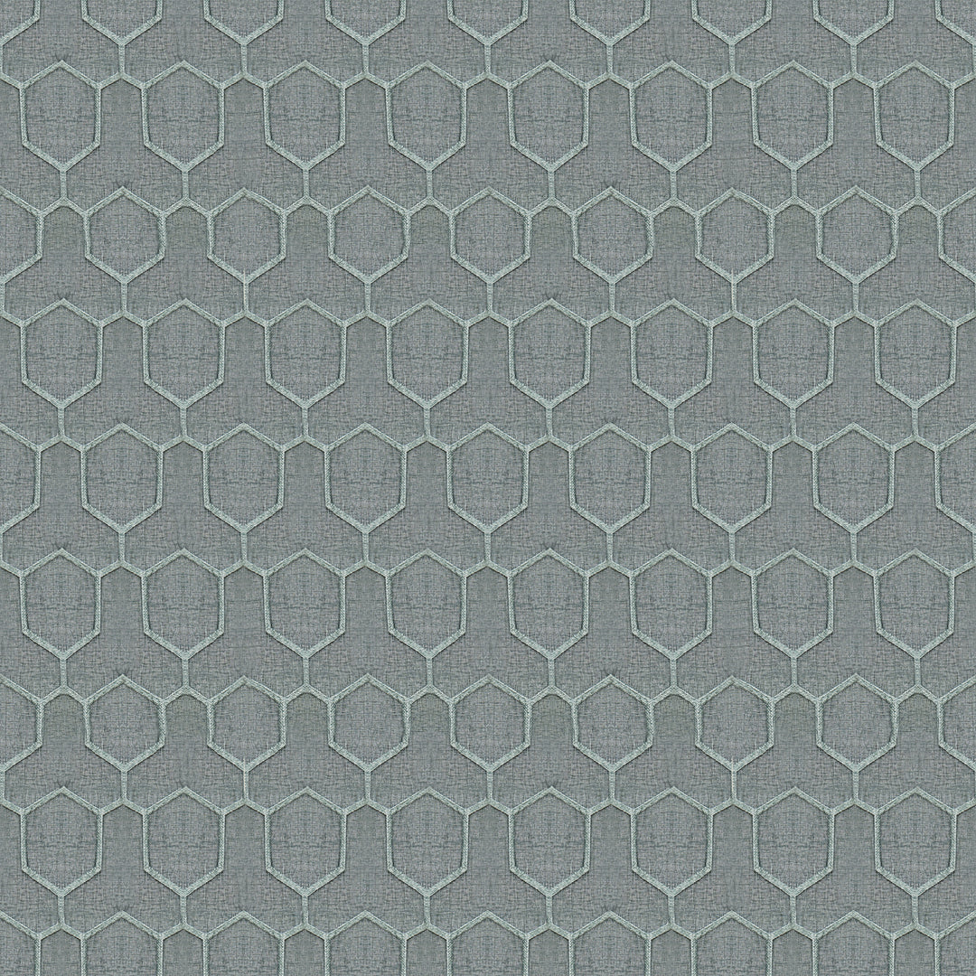 Honeycomb Jacquard Curtain Stormy Sea 84