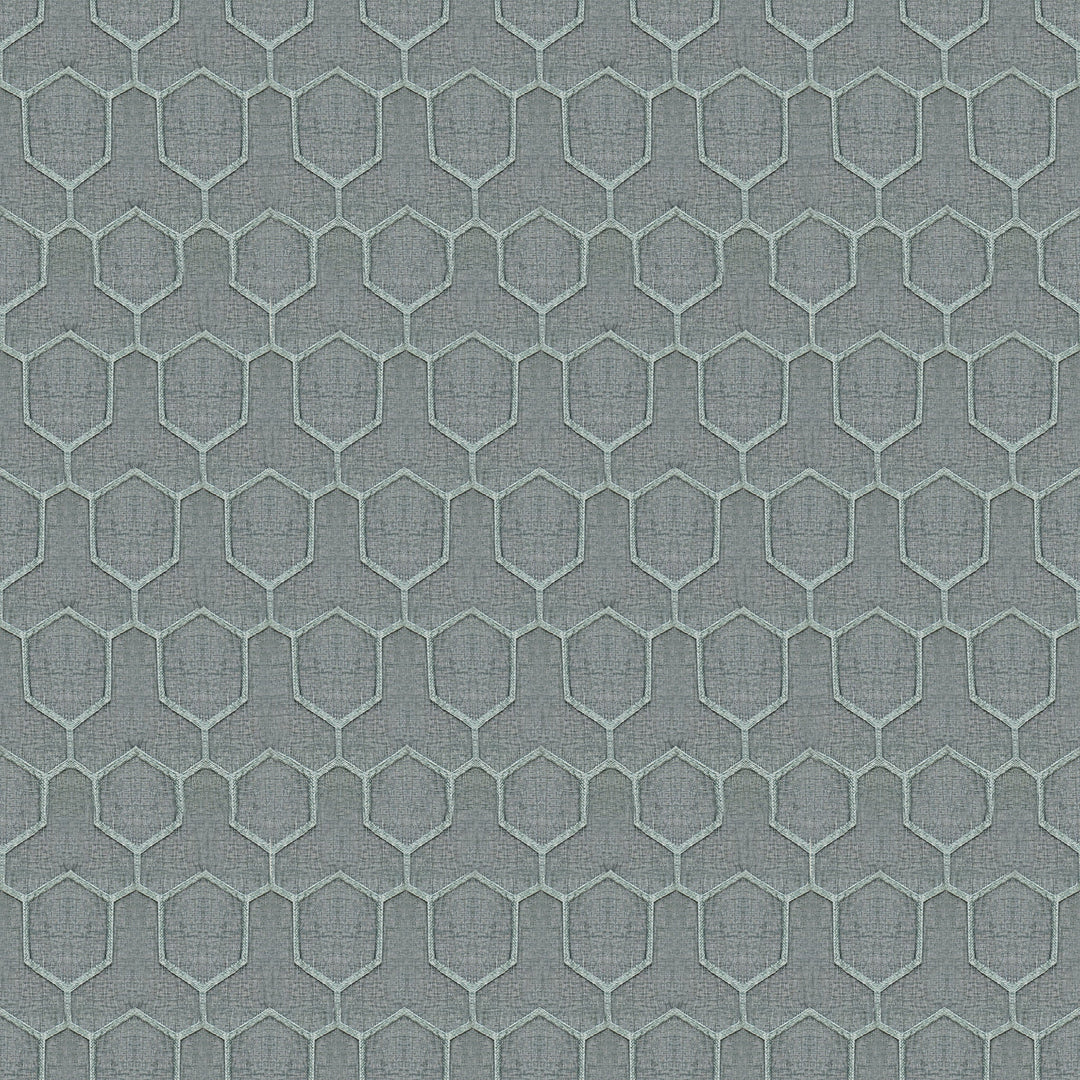 Honeycomb Jacquard Curtain Stormy Sea 84