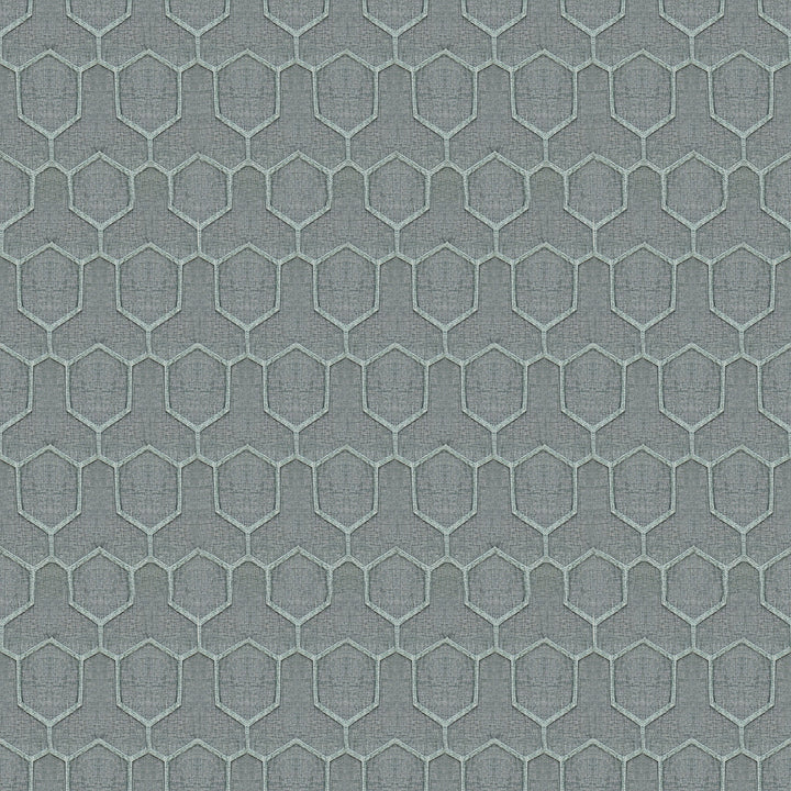Honeycomb Jacquard Curtain Stormy Sea 84
