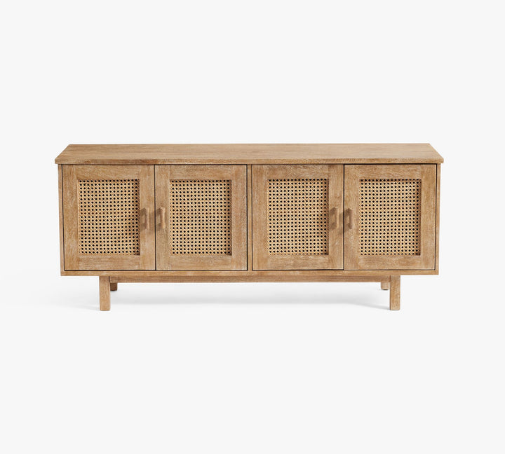 Tiburon Rectangular Cane Media Console