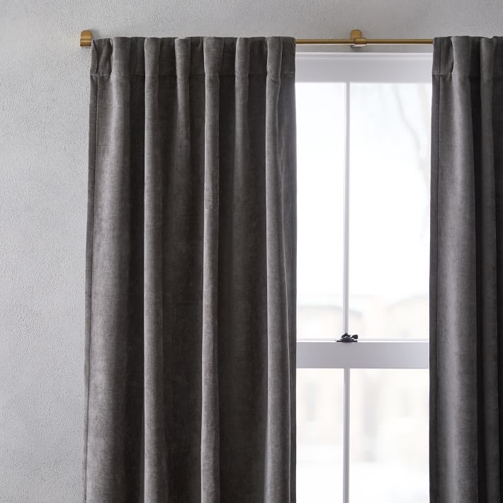 Worn Velvet Curtain