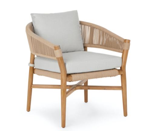 Makali Lily White Lounge Chair