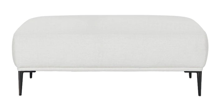 Abisko Quartz White Ottoman