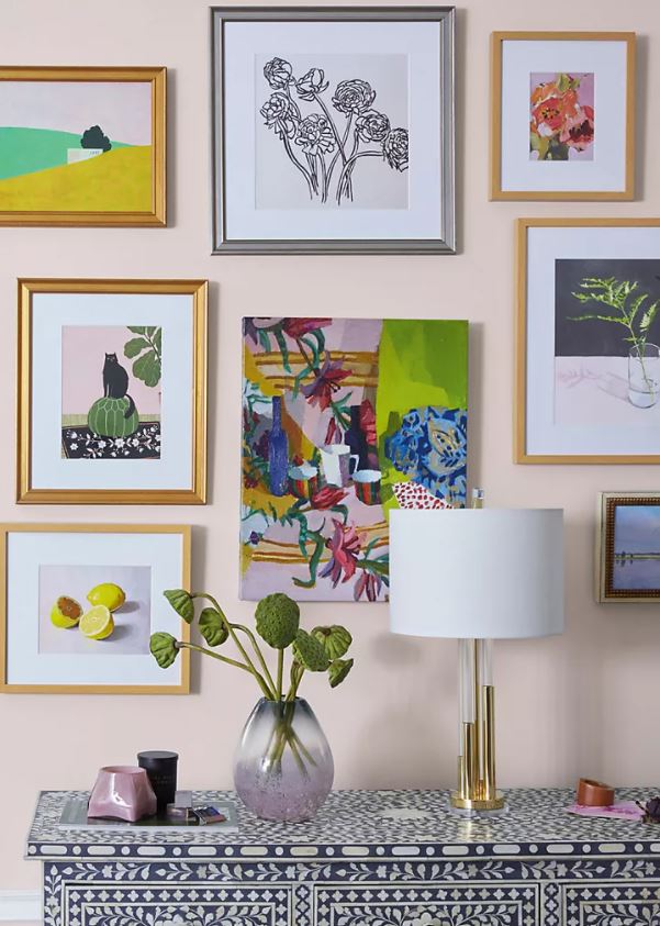 Orange Tulips Wall Art Framed