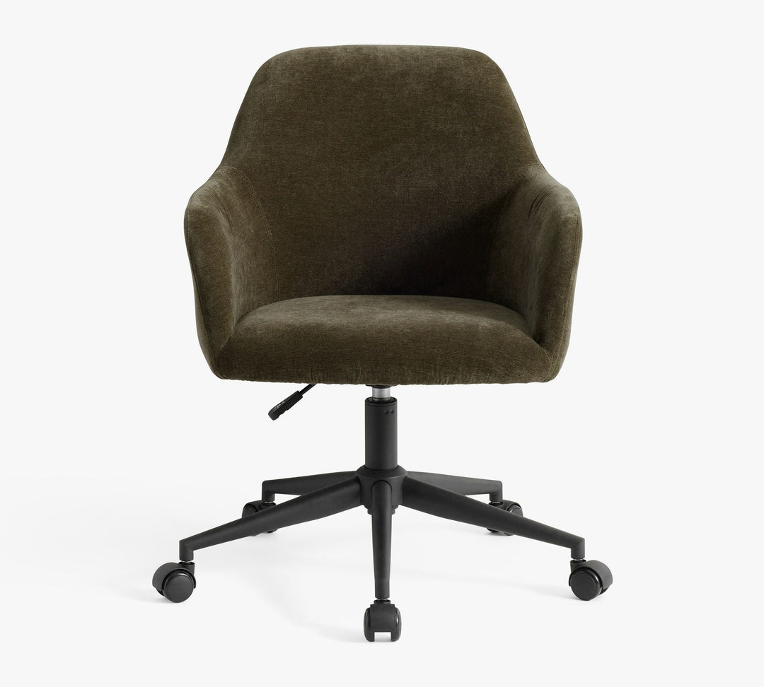Carson Upholstered Swivel Desk Chair
