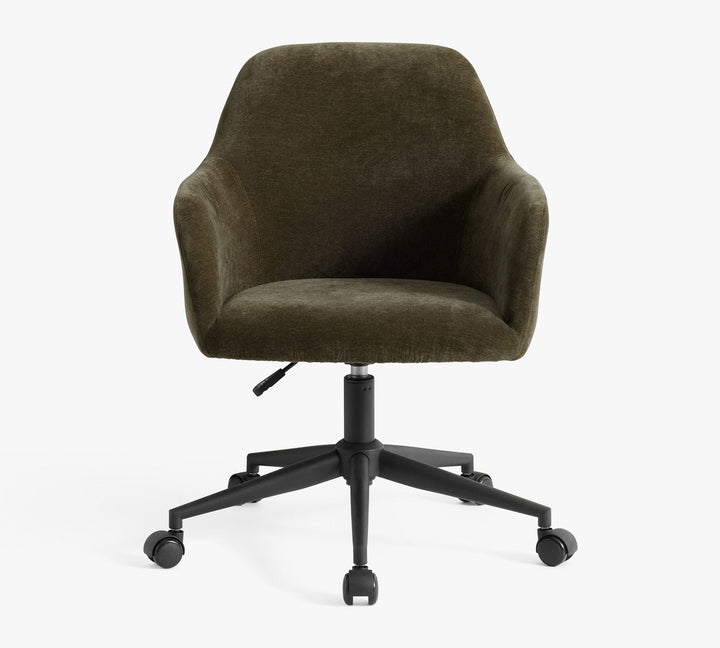 Carson Upholstered Swivel Desk Chair
