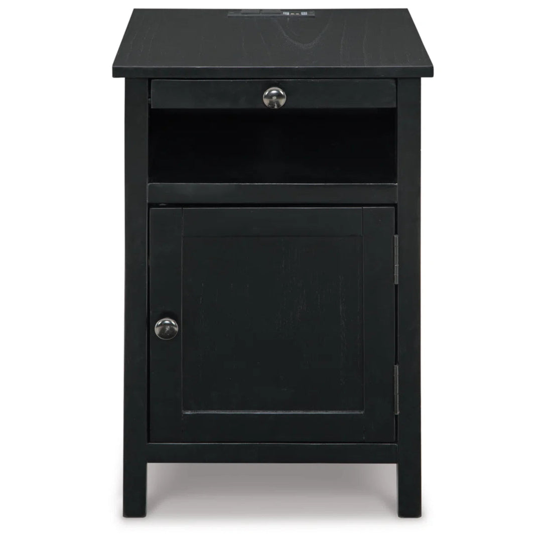 Dalson End Table and Built In Outlets