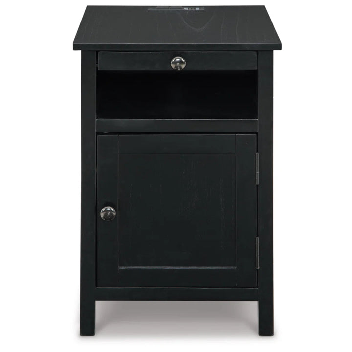 Dalson End Table and Built In Outlets