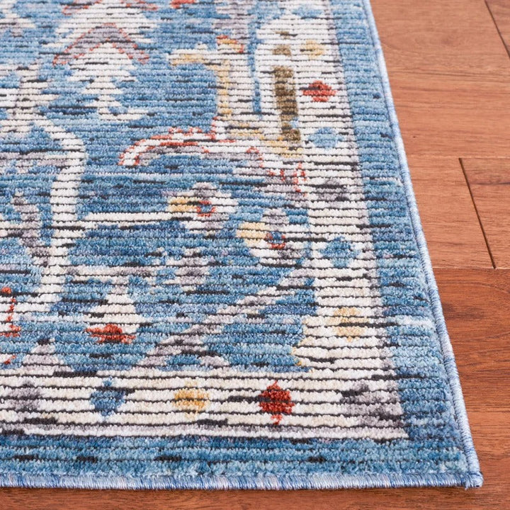 Sierra Oriental Blue Ivory Area Rug 8'x10'