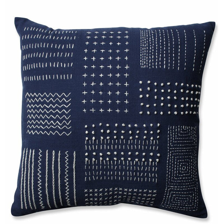 Tribal Cotton Throw Pillow With Insert-16.5"x16.5"