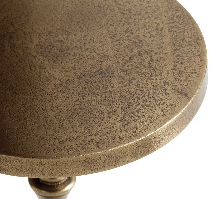 Round Metal Cocktail Table