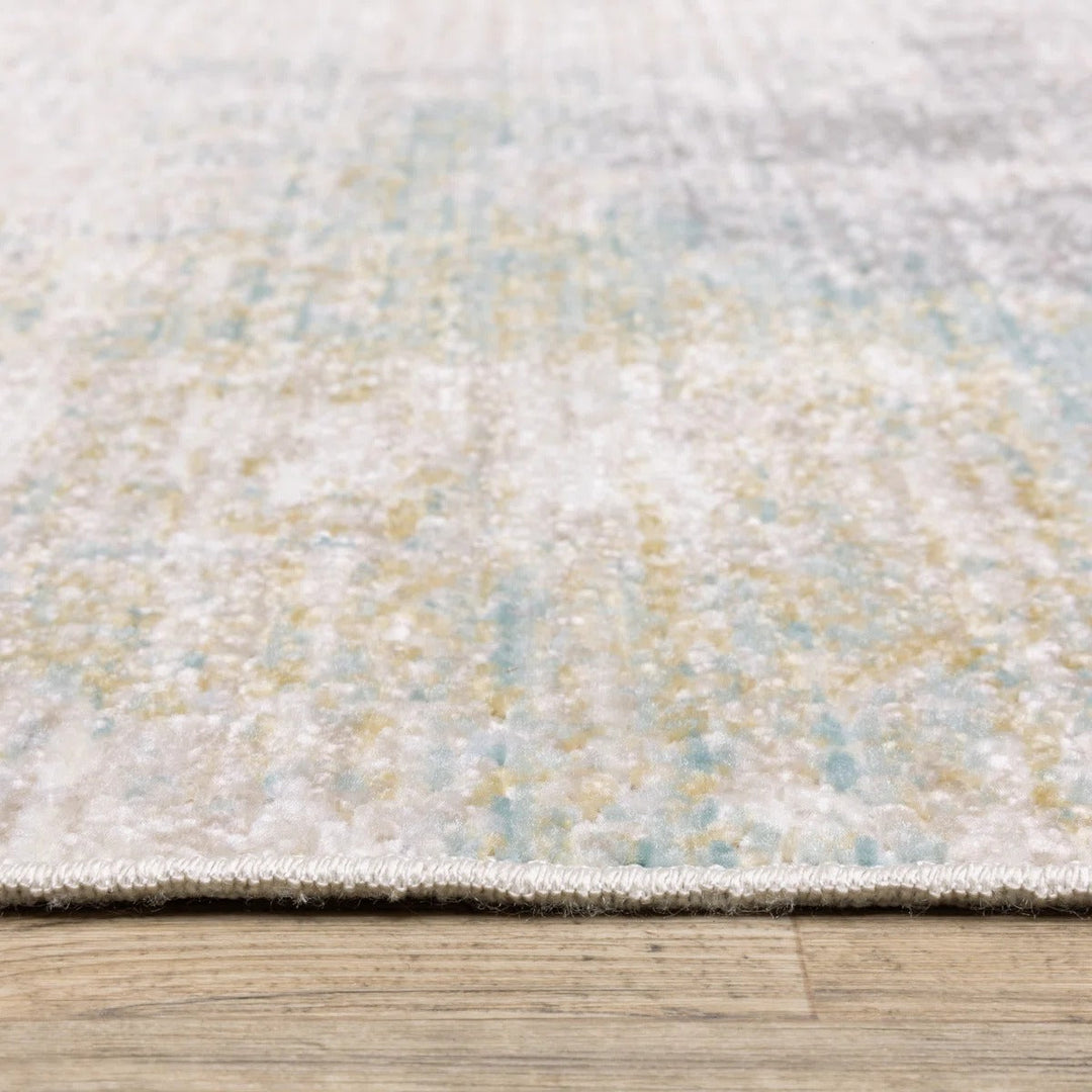 Goulart Textural Distressed Abstract Area Rug 7'10 x 10'10