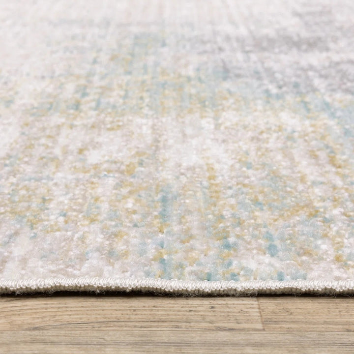 Goulart Textural Distressed Abstract Area Rug 7'10 x 10'10
