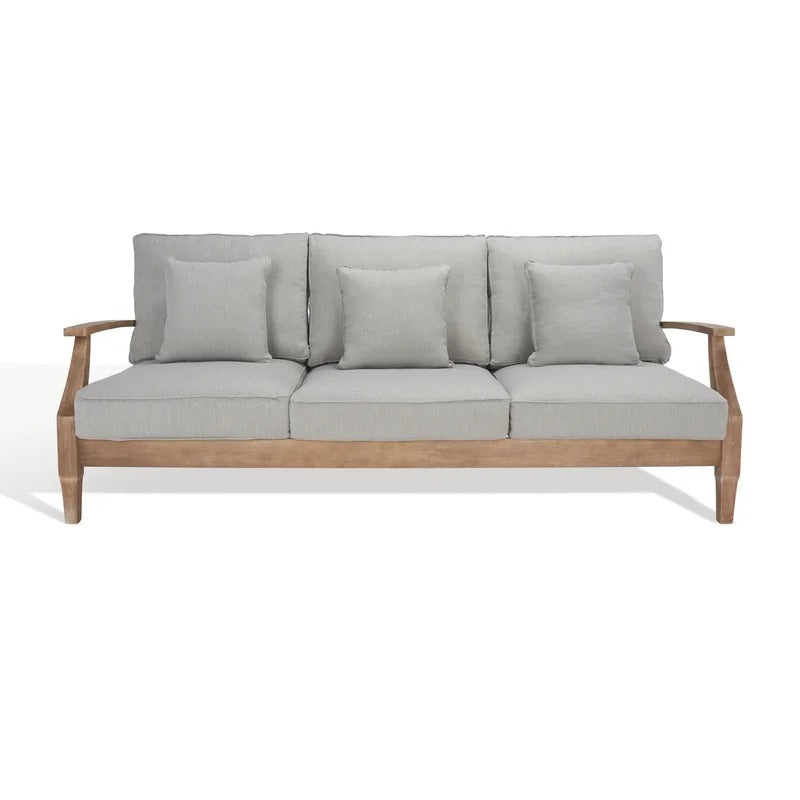 Ducan Wide Outdoor Patio Sofa with Sunbrella Cushions