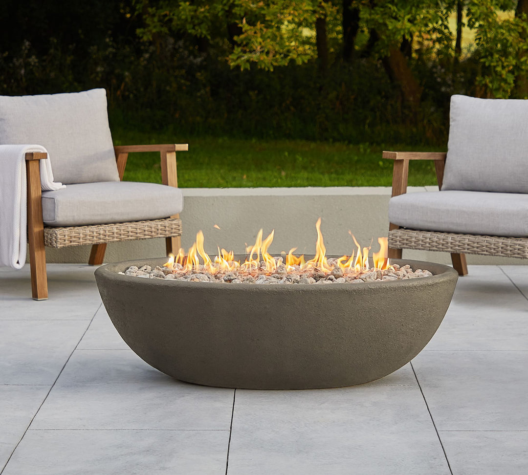 Blackwell Concrete Oval Propane Fire Pit