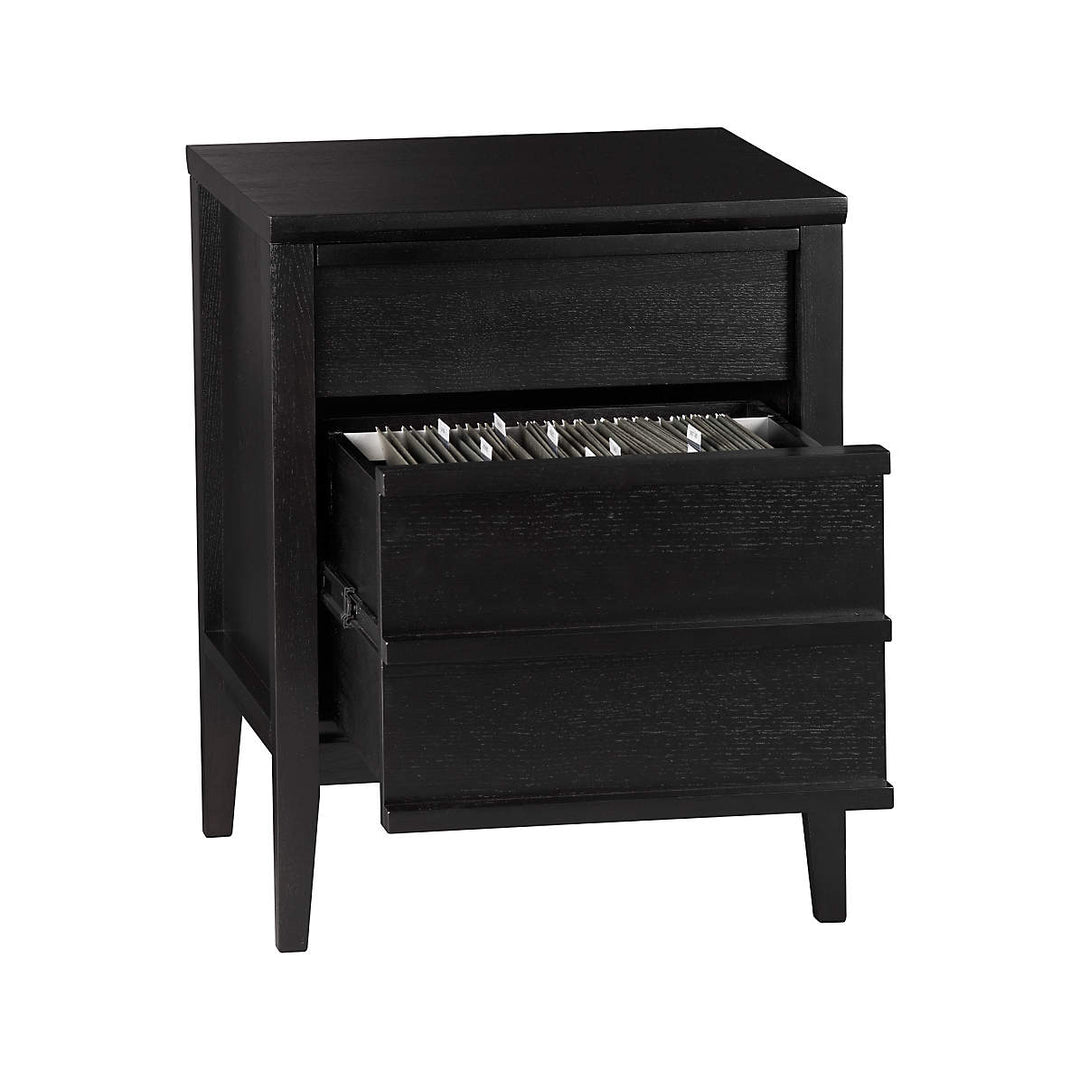 Spotlight Ebony Filing Cabinet