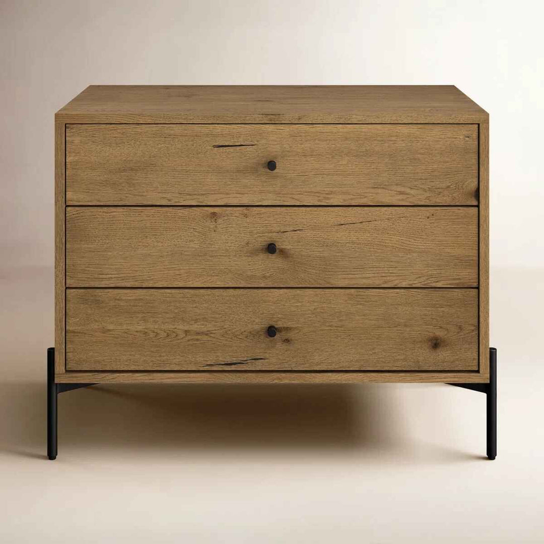 Eaton 3 Drawer Nightstand