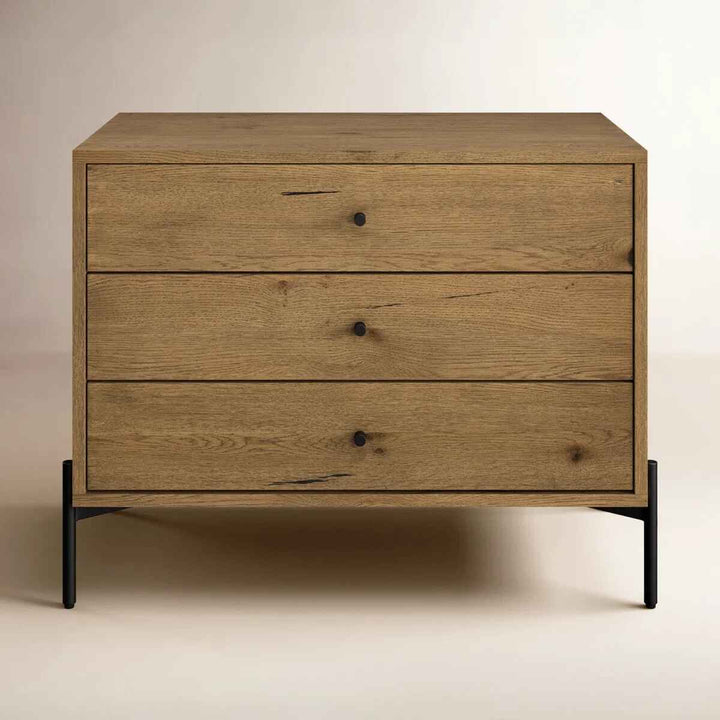 Eaton 3 Drawer Nightstand