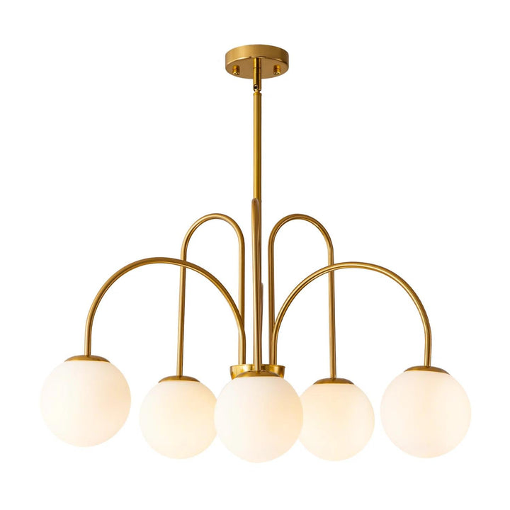 6 Light Dimmable Sputnik Geometric Chandelier