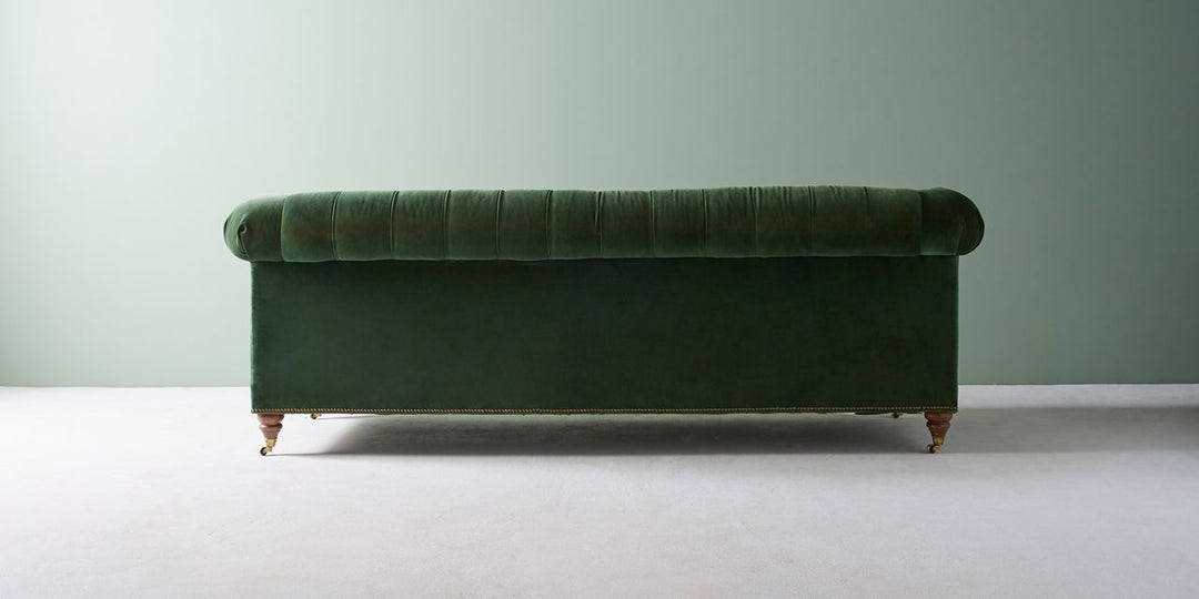 Lyre Chesterfield Two Cushion Sofa