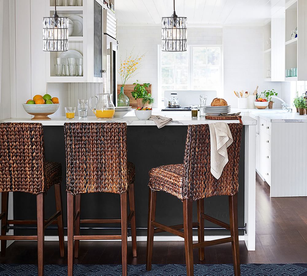 Adeline Crystal Pole Pendant with Bronze Hardware