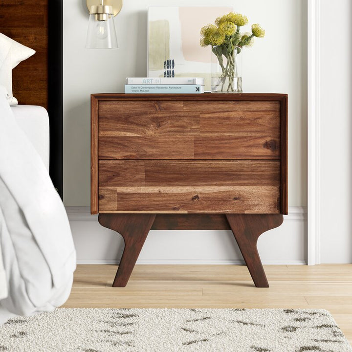 Elkin 2 Drawer Nightstand