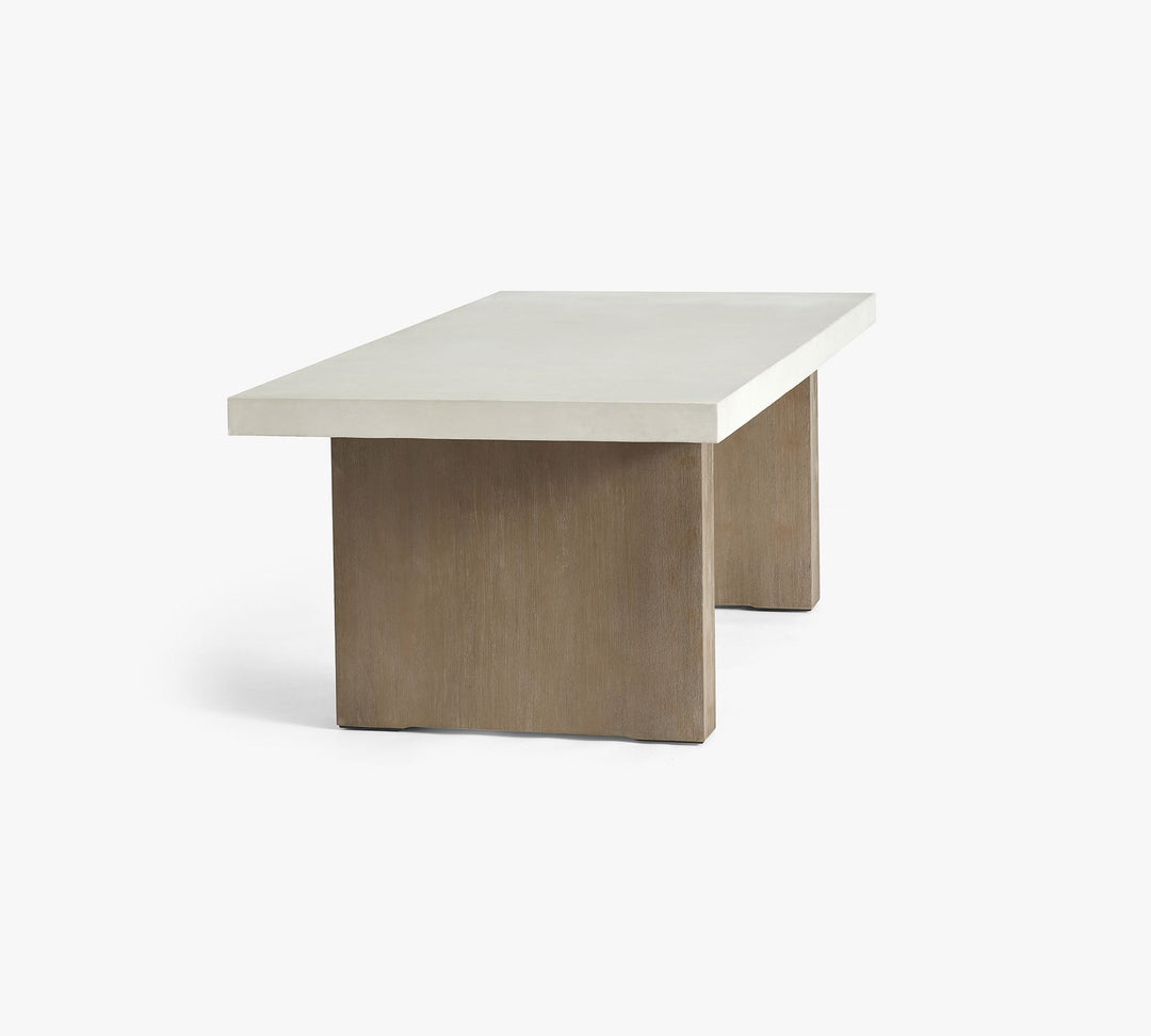 Pomona Concrete & Rectangular Outdoor Dining Table
