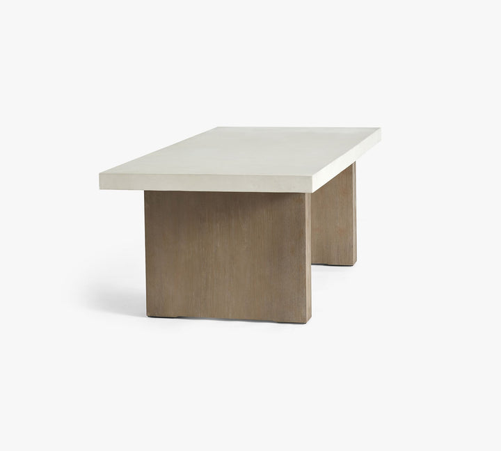 Pomona Concrete & Rectangular Outdoor Dining Table