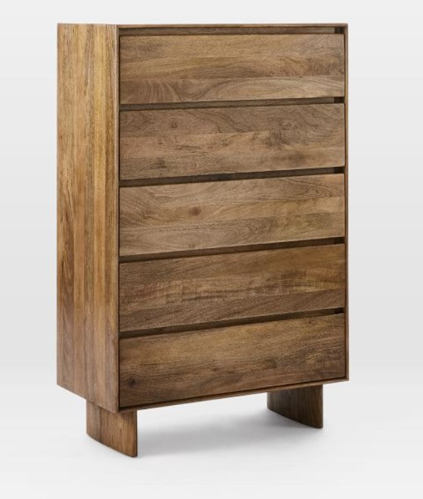 Anton Solid Wood 5 Drawer Dresser