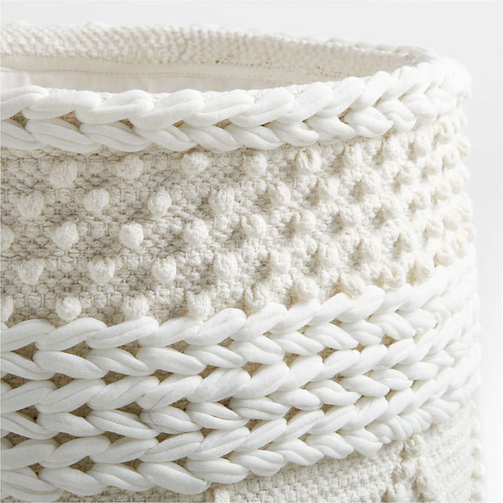 Dottie Natural Macramé Woven Kids Hamper