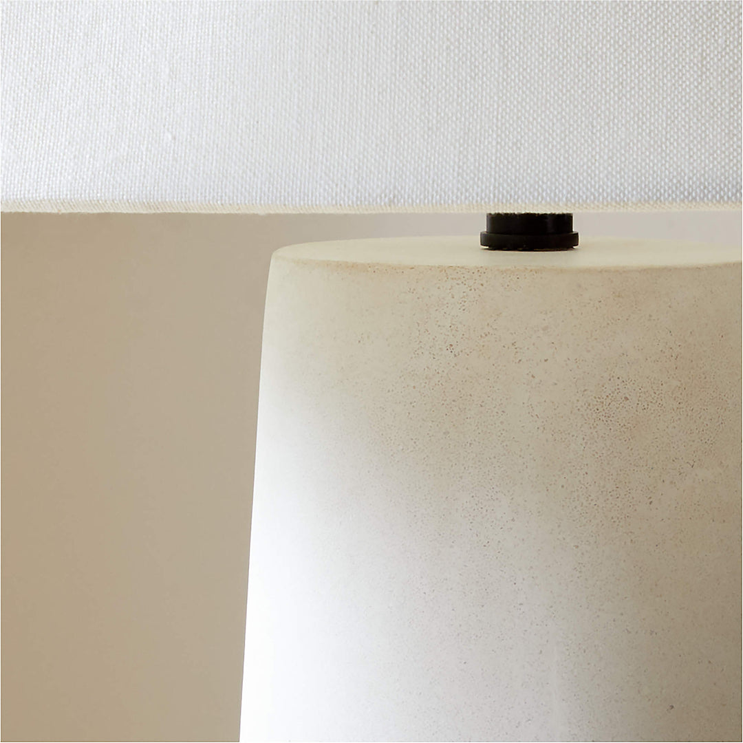Polar White Cement Floor Lamp