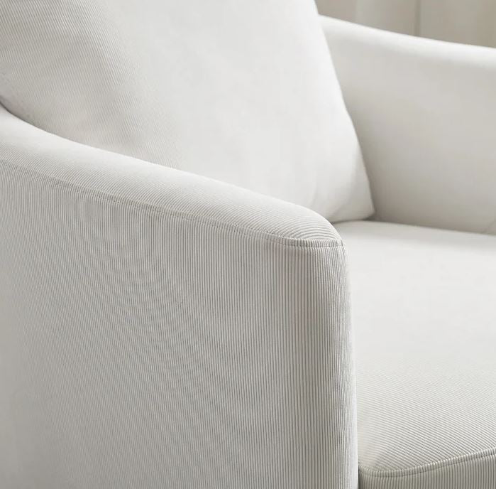 Wide Swivel Armchair