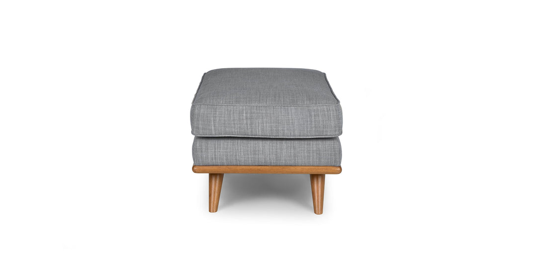 Timber Pebble Gray Ottoman