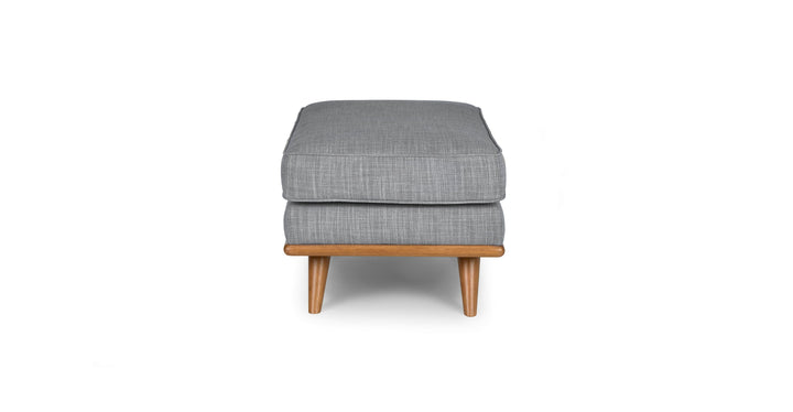 Timber Pebble Gray Ottoman