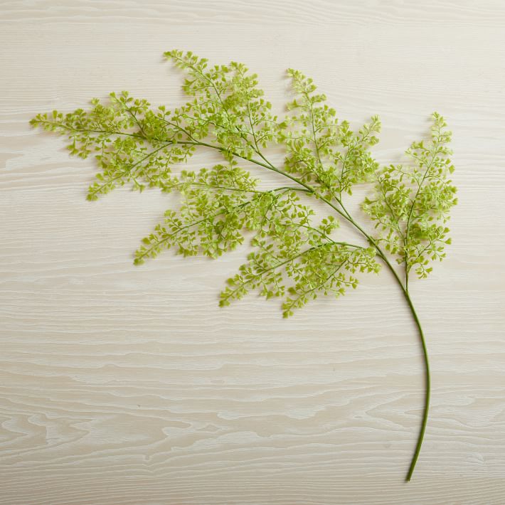 Faux Green Petal Stem