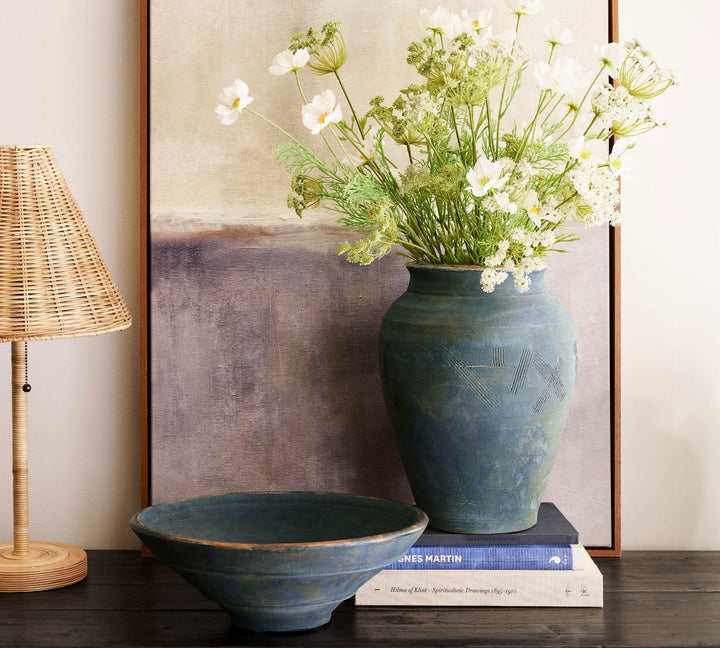 Indigo Artisan Handcrafted Bowl