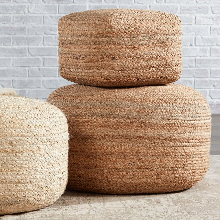 Cicero Wide Square Pouf Ottoman