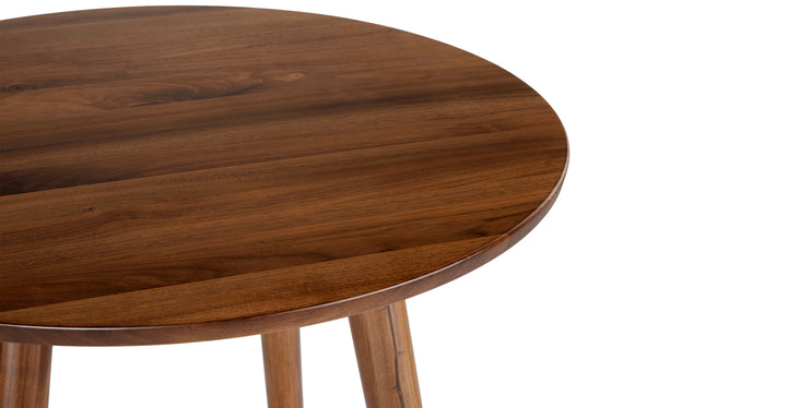 Seno Walnut Round Bar Table