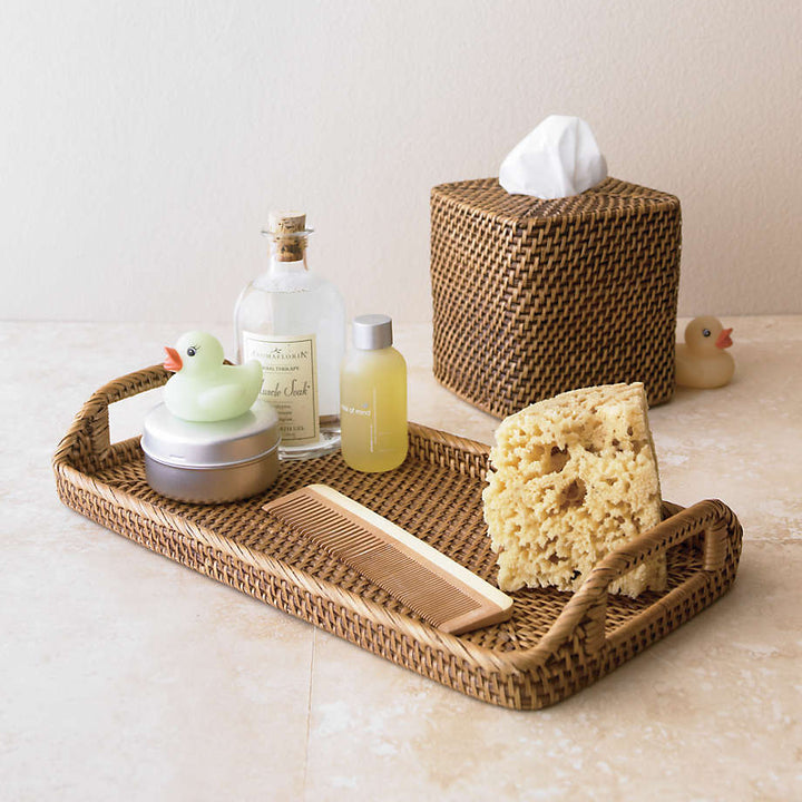 Sedona Honey Square Tissue Box Cover